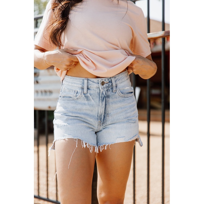 THREADBARE BLUES DENIM SHORTS|X-SMALL|SMALL|MEDIUM|LARGE