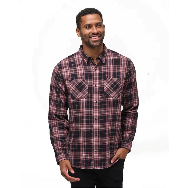 Travis Mathew Cloud Flannel Plaid Button-Up