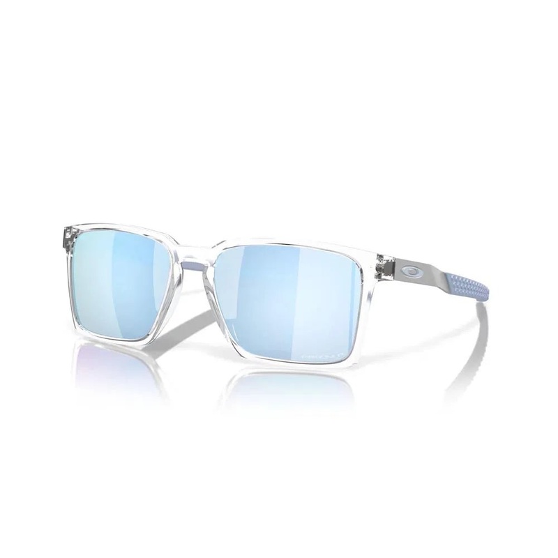 Oakley Exchange Sun Sunglasses – Polished Clear/Prizm Sapphire Polarized