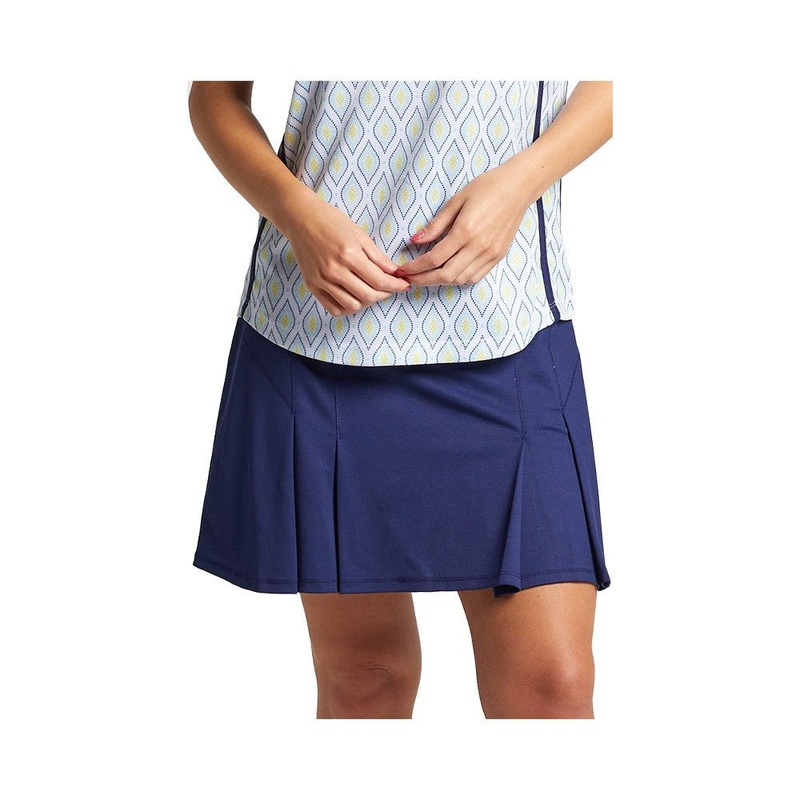 Bermuda Sands Women’s Caroline Solid Pleated Skort