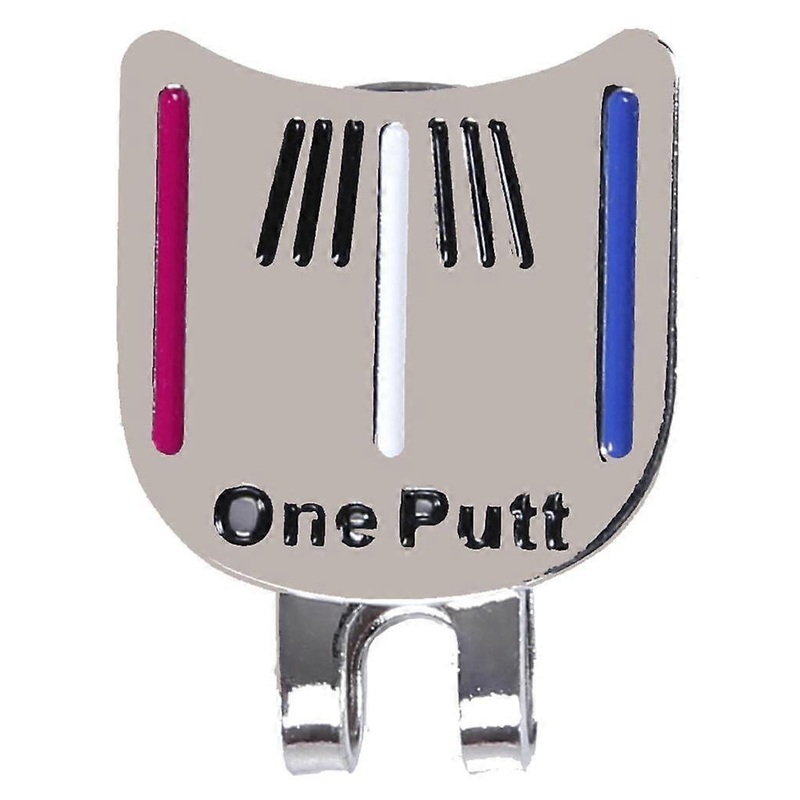 One Putt Golf Alignment Tool And Ball Marker With Magnetic  Hat ClipXRE