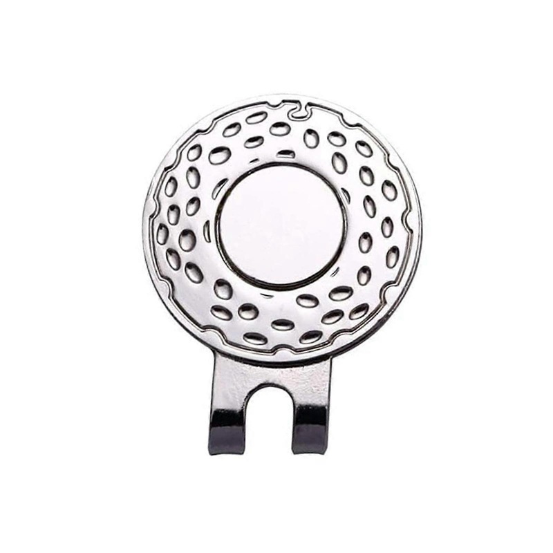 Magnetic Golf Ball Marker Hat Clip | 25mm Marker Holder for Easy Fit | Golf Accessories for Golfers and Training
