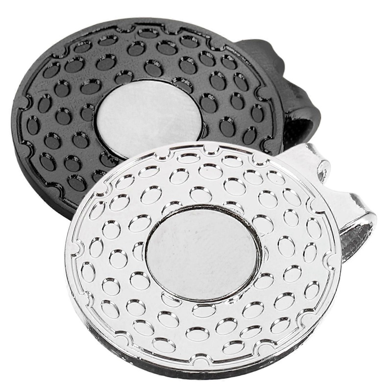 Portable Golf Hat Clip Ball Marker Quick Access to Ball Markers Golfing 2Pcs