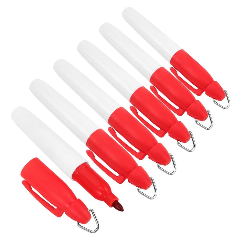 6 Pieces Golf Marker Tool for Golf Ball Alignment Mini Permanent Marker