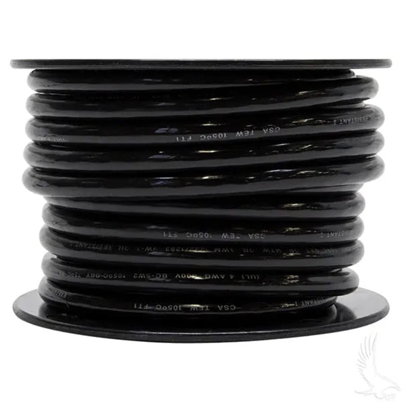 Battery Cable, 4 Gauge, 50 Foot