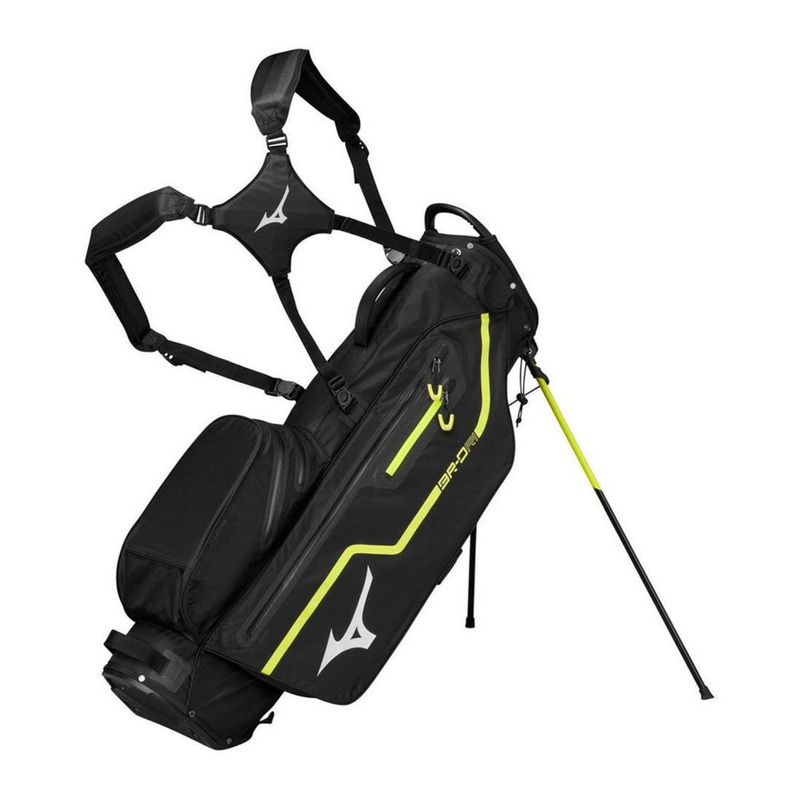 Mizuno BR-DRI Stand Bag|Black Lime Punch