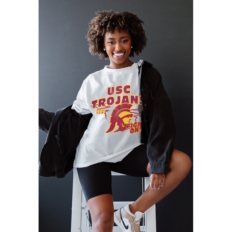 USC TROJANS In The Lead Oversized Tee
