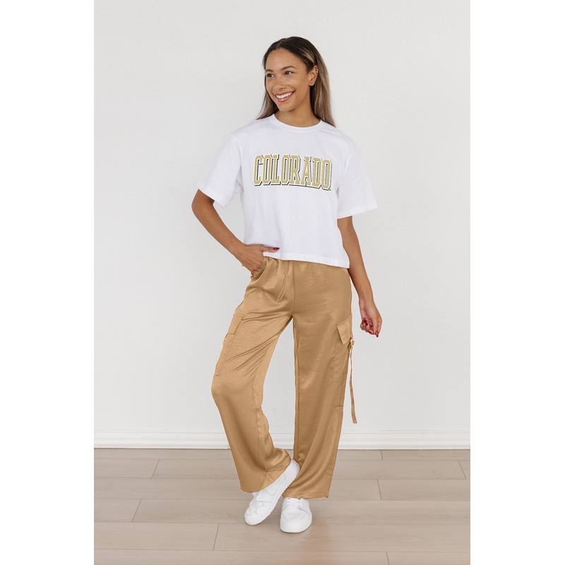 COLORADO BUFFALOES All-Star Appeal Cropped Tee By Madi Prewett Troutt