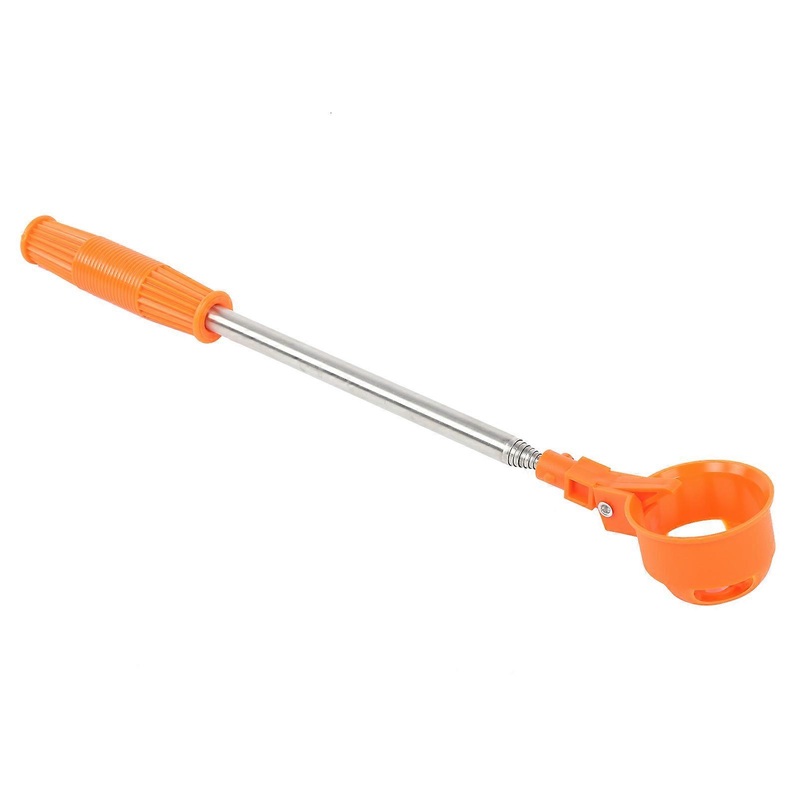 Golf 8section Antenna Ball Retriever Stretchable Portable Pick Up Sucker Tool Orange Red