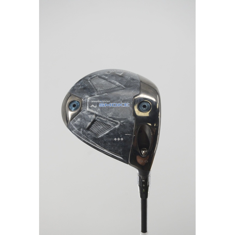Callaway Paradym Ai Smoke Triple Diamond Green Dot 9 Degree Driver R Flex 45