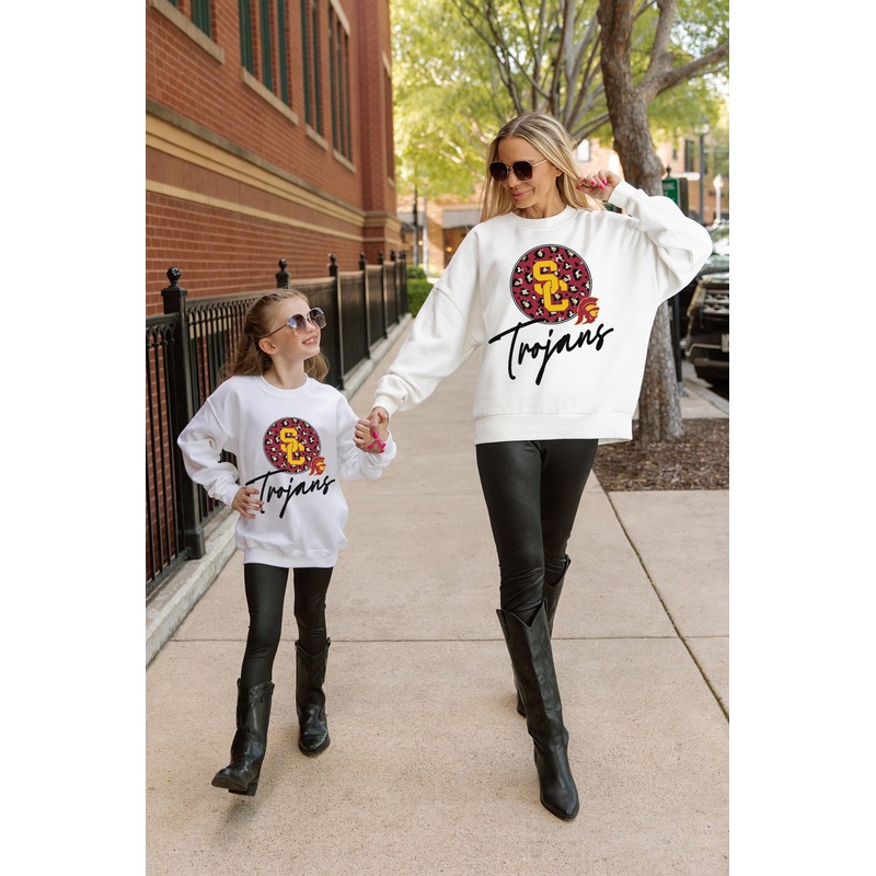 USC TROJANS WILD BREAKTHROUGH YOUTH PREMIUM FLEECE SWEATSHIRT