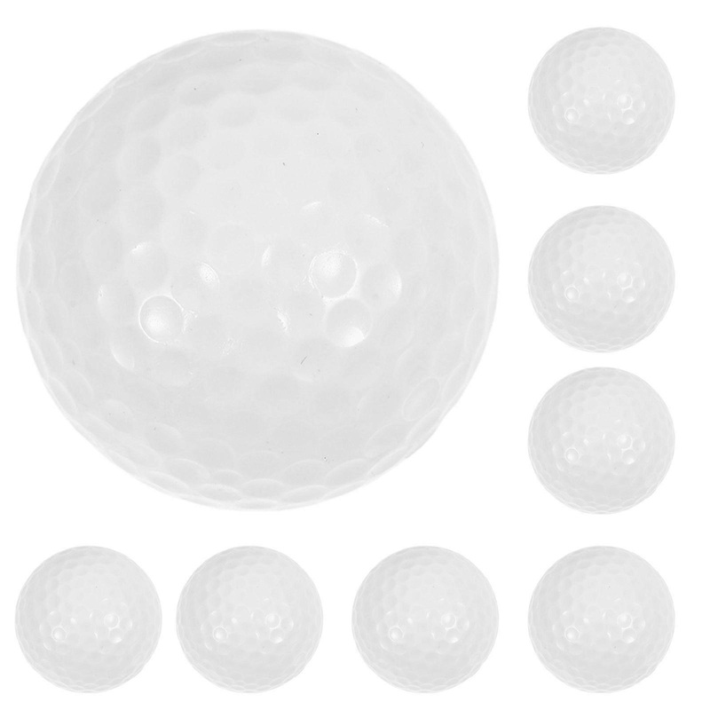 10Pcs Indoor Golfing Ball Practice Balls Light Ball Sports Training Aids