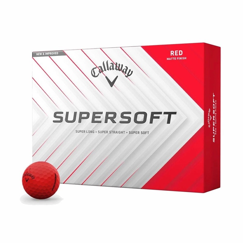 Callaway Supersoft Golf Balls – Matte Red