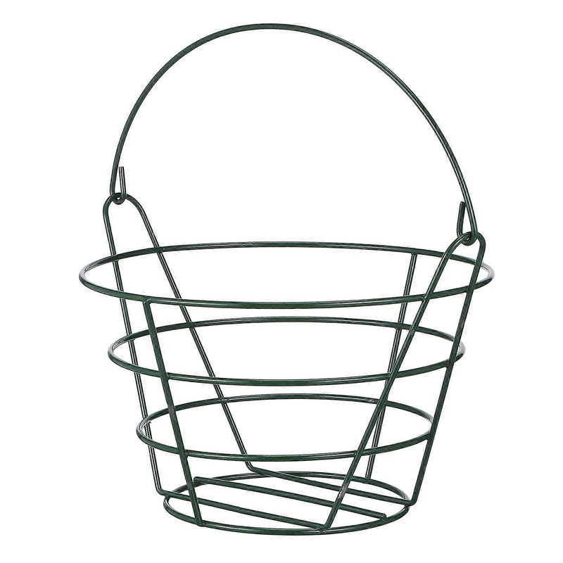Golf Ball Storage Basket Lightweight Iron Material Easy Pickup For Golf Accessories Driving Range Parties 23.30X20.80X12.10CM 1Pack