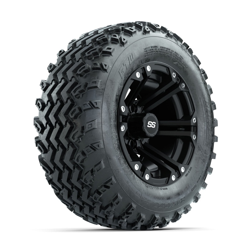 GTW Specter Matte Black 12 in Wheels with 23×10.00-12 Rogue All Terrain Tires  Full Set