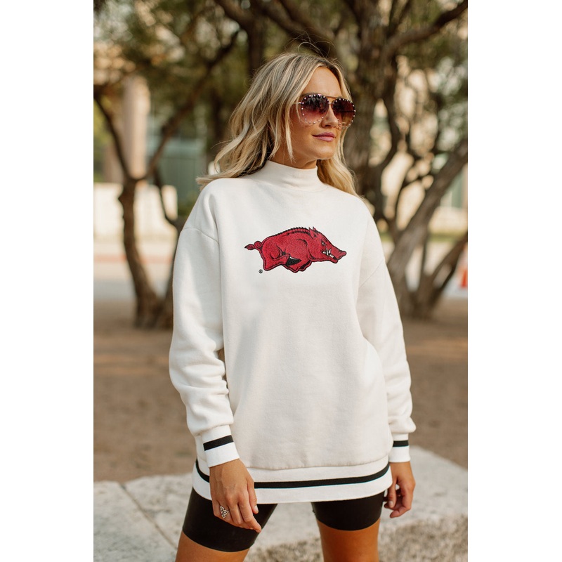 ARKANSAS RAZORBACKS This Is It Mock Pullover