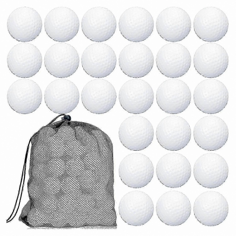Biodegradable Practice Golf Balls with Carry Bag – 100 Count Hollow Core for Training