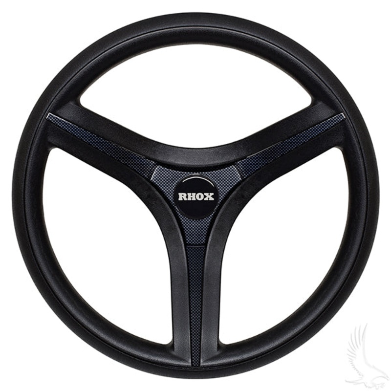 Brenta ST Steering Wheel, Carbon Fiber Insert, E-Z-Go Hub PN# ACC-SW158-EZ