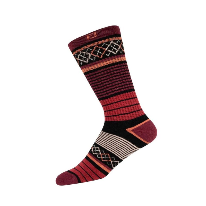 FooJoy ProDry Fashion Crew Sock – Argyle Stripe