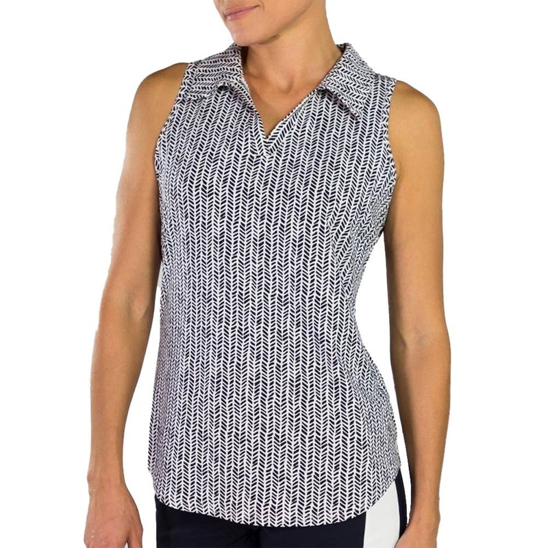 JoFit Tech Cutaway Golf Polo – Herringbone