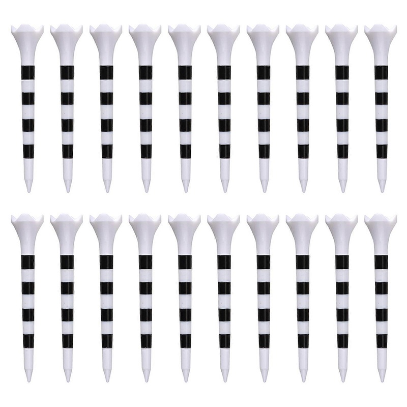 20Pcs Golf Tees High Stability Low Friction Unbreakable Simple Installation Short Golf Tees Training Tools