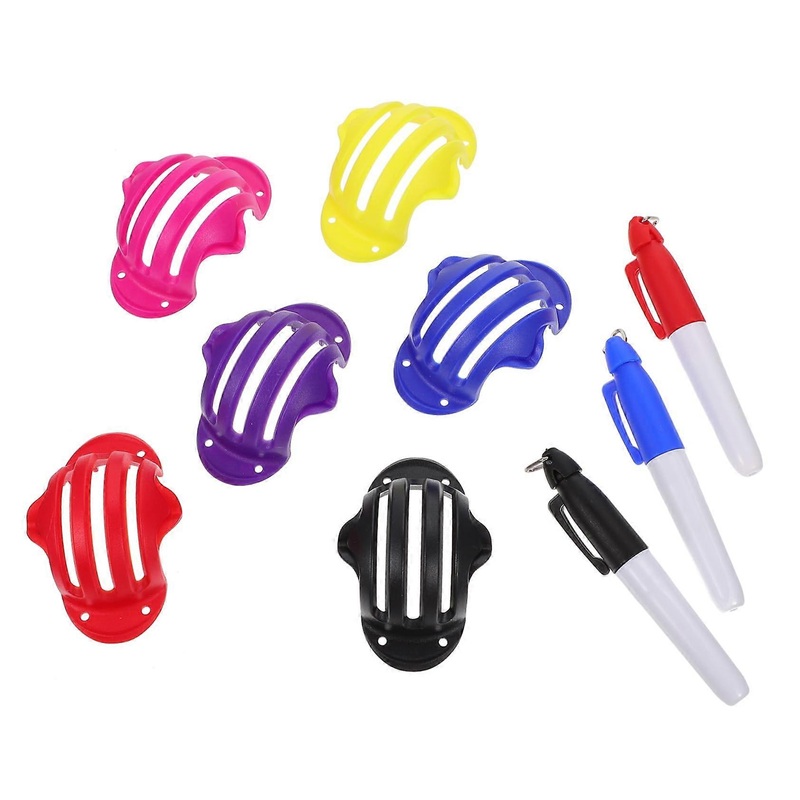 Marker Stencil Golf Ball Marker Set for Alignment with Line Tool, Durable Golf Ball Alignment Marker, Golf Lines Liner