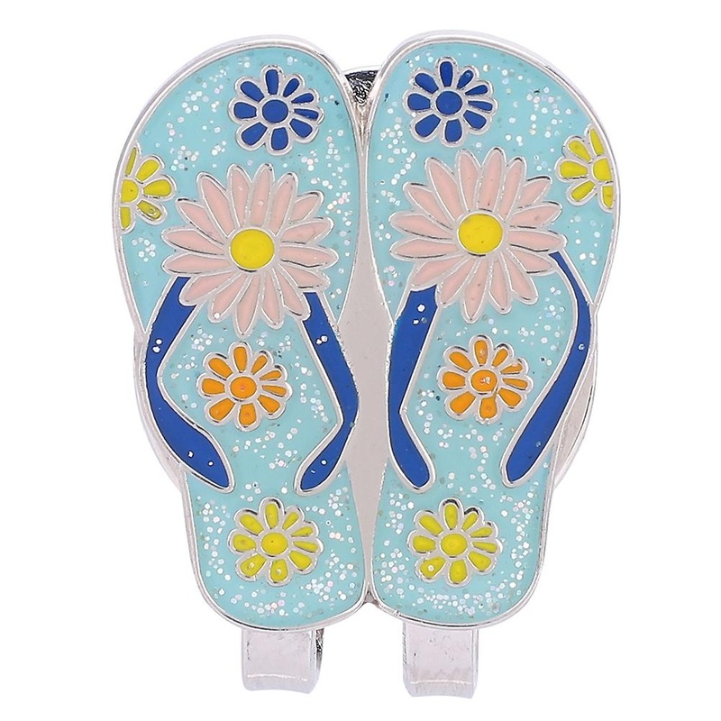 Stainless Steel Golf Cap Clip with Removable  Marker