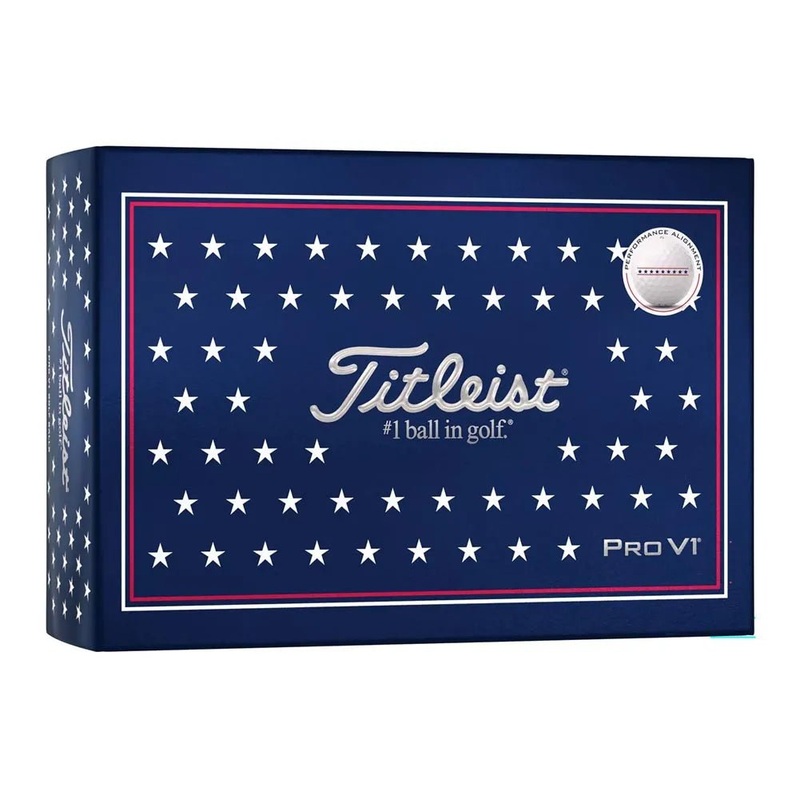 Titleist Pro V1 USA Flag Golf Balls – 6 Pack – 2024