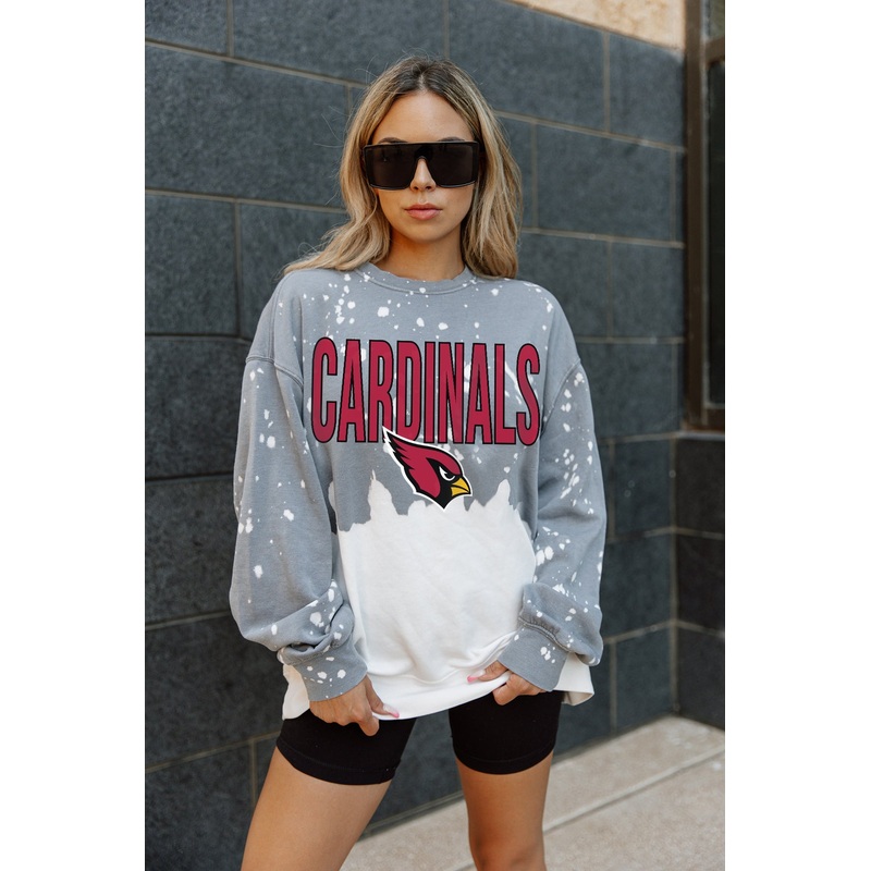 ARIZONA CARDINALS CASUAL FAN LONG-SLEEVE FRENCH TERRY PULLOVER