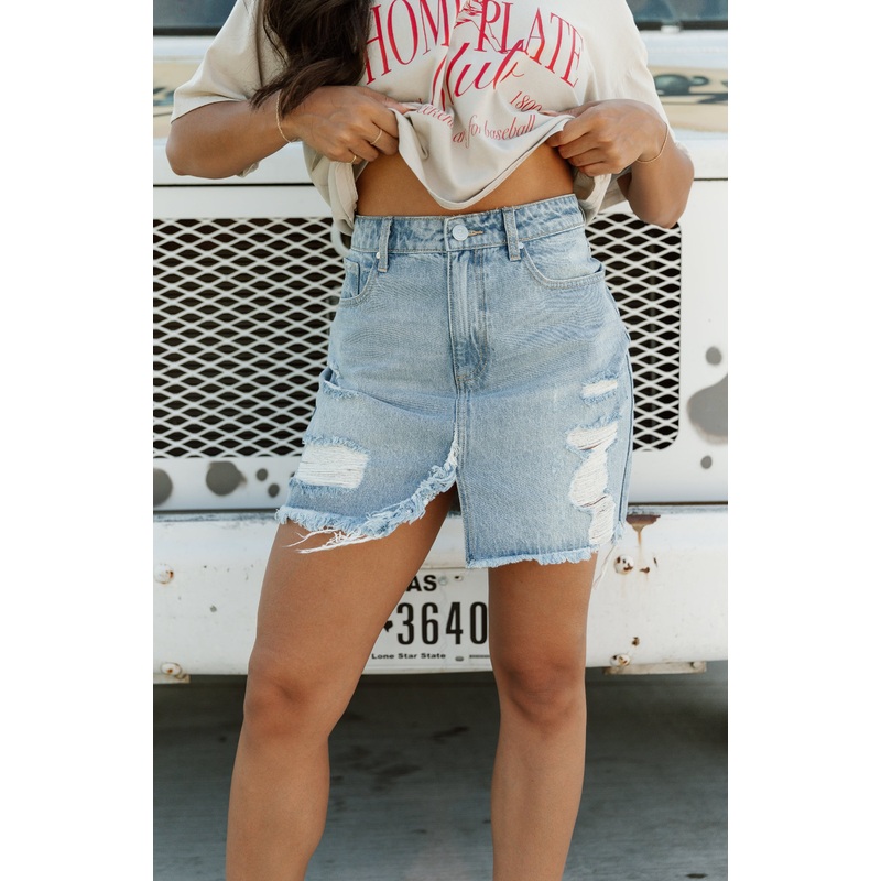 URBAN EDGE DENIM SKIRT|SMALL|MEDIUM|LARGE