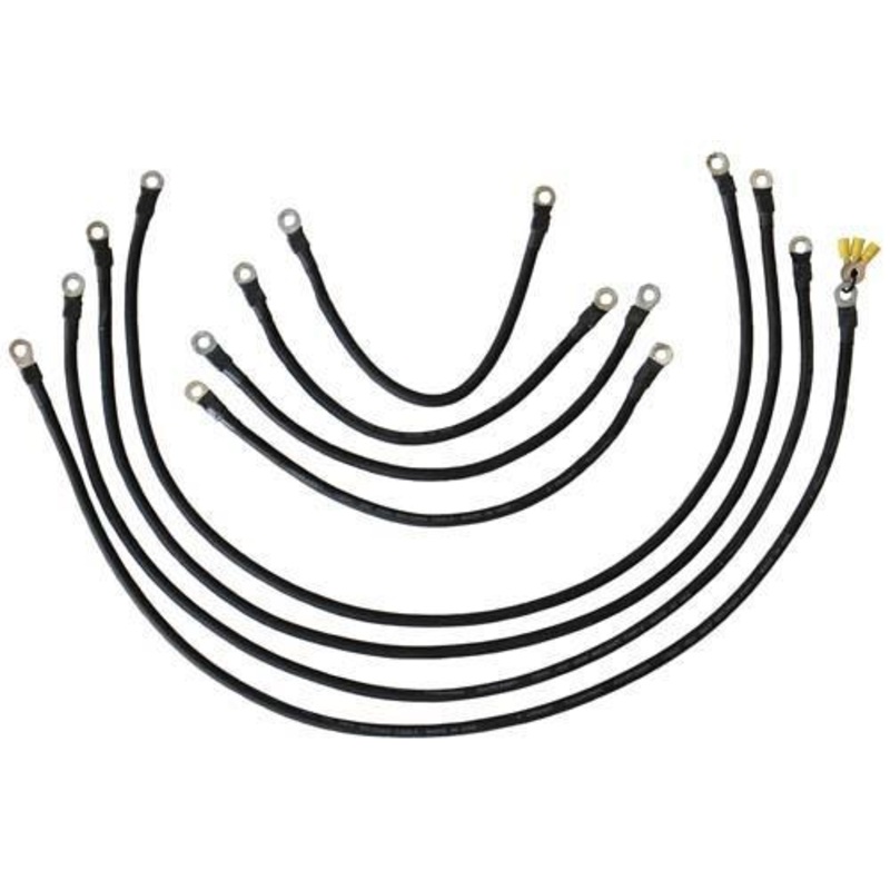 2004-Up Club Car Precedent – 48v Heavy-Duty 4-Gauge Weld Cable Set