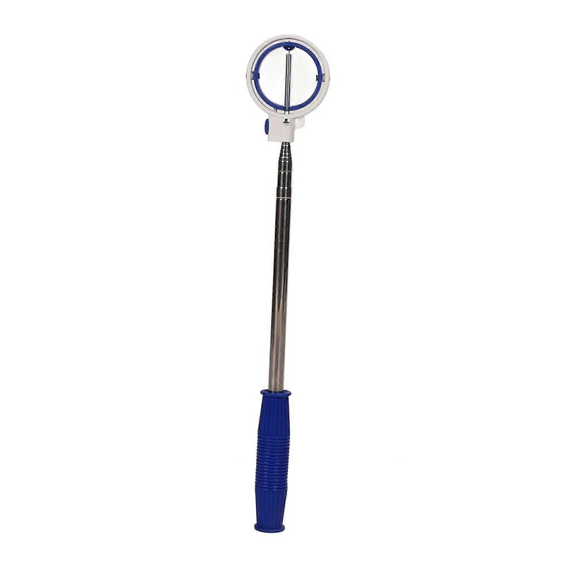 Golf Ball Retriever Stainless Steel Telescopic 8-Section Extendable Up To 80 Inch Blue White Golf Accessories