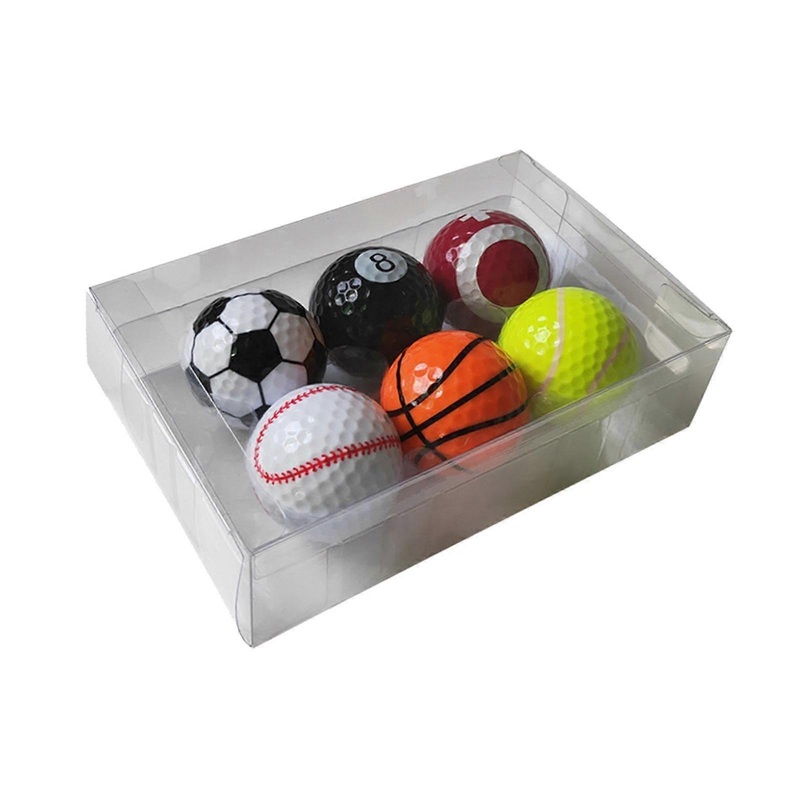 Golf Balls, 6-Piece Set, 1.68-Inch Practice Balls for Kids and Adults, Boxed, Great for Practice