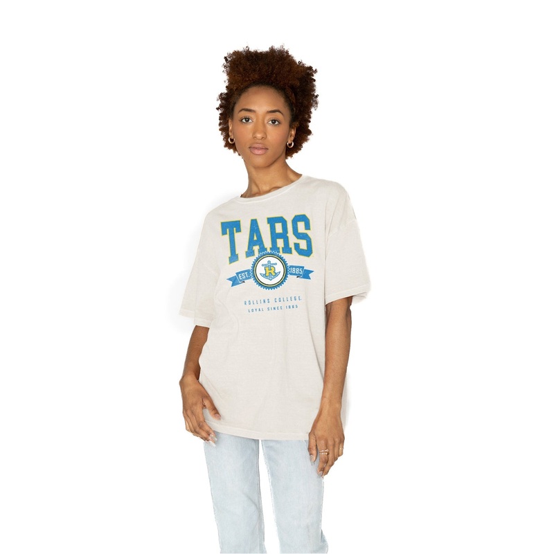 ROLLINS COLLEGE TARS Get Goin’ Oversized Crew Neck Tee