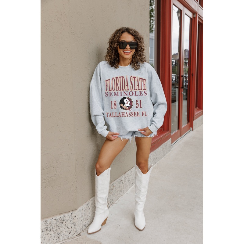 FLORIDA STATE SEMINOLES Allegiance Fleece Drop-Shoulder Pullover