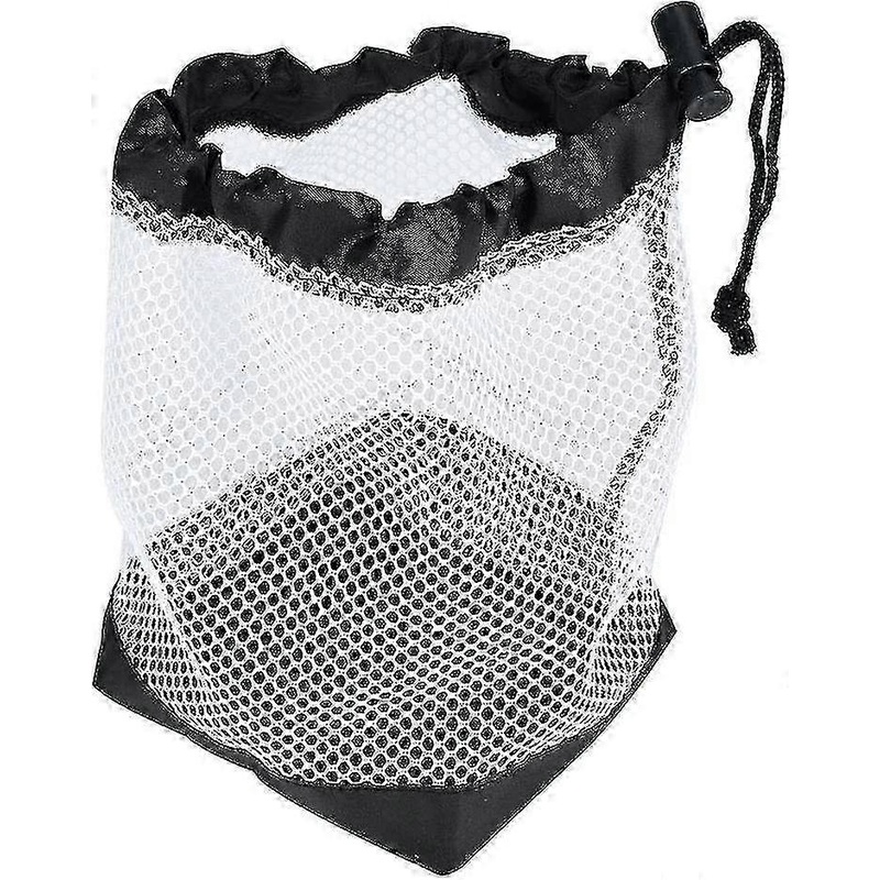 Golf Ball Bag, Nylon Mesh Pouch Holds 36 Balls, Drawstring Lock Closure