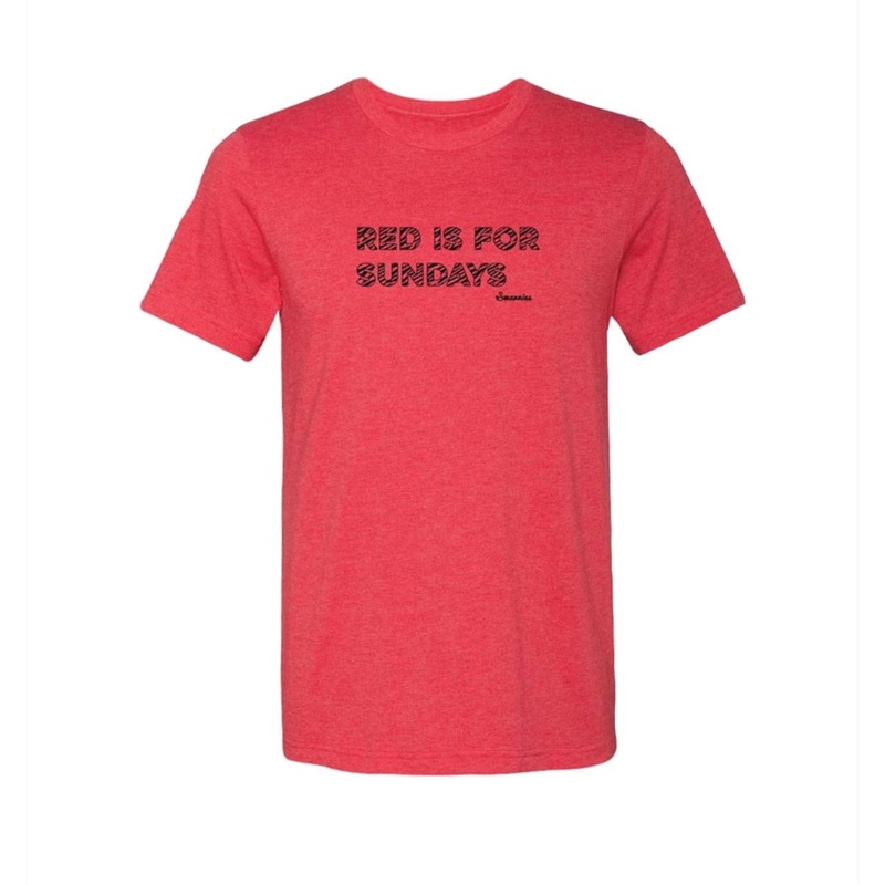 Swannies Red Is For Sundays Tee