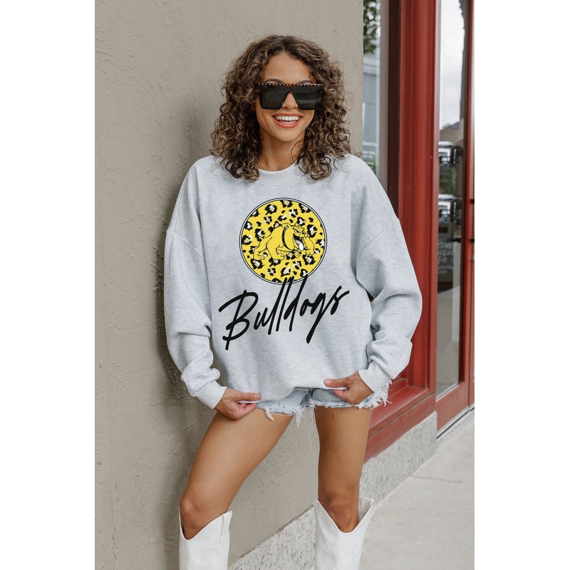 BOWIE STATE BULLDOGS Going Wild Fleece Drop-Shoulder Pullover