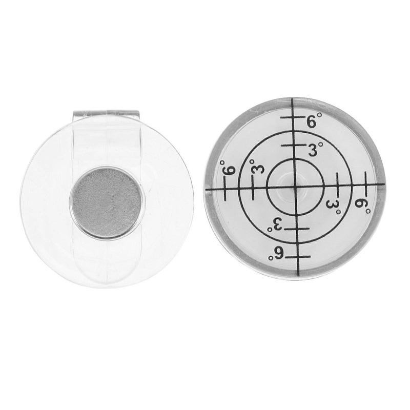 Golf Ball Marker with Magnetic Hat Clip Durable Plastic Training Aid for Men Women Multi Sport Use Funny Golf Accessories