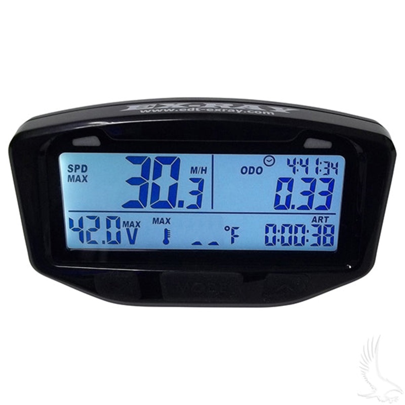 Speedometer, Multi Function, Universal, w/o Motor Temperature Sensor PN# ACC-0202