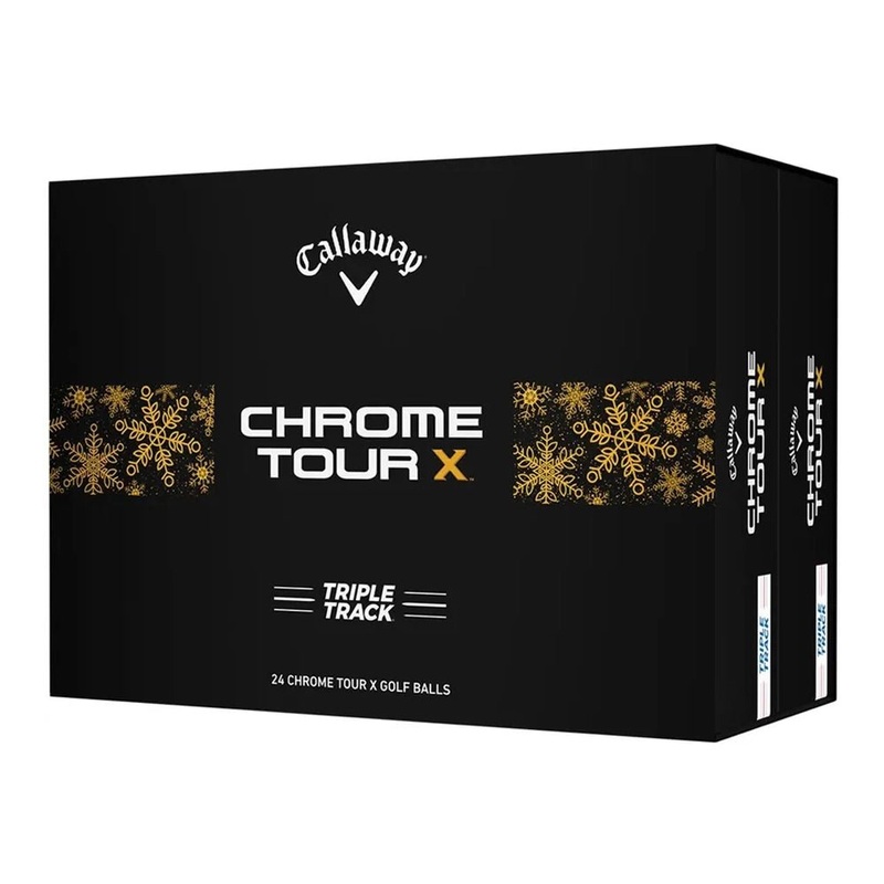 Callaway Chrome Tour X Triple Track Golf Balls – 2024 – Holiday Double Dozen