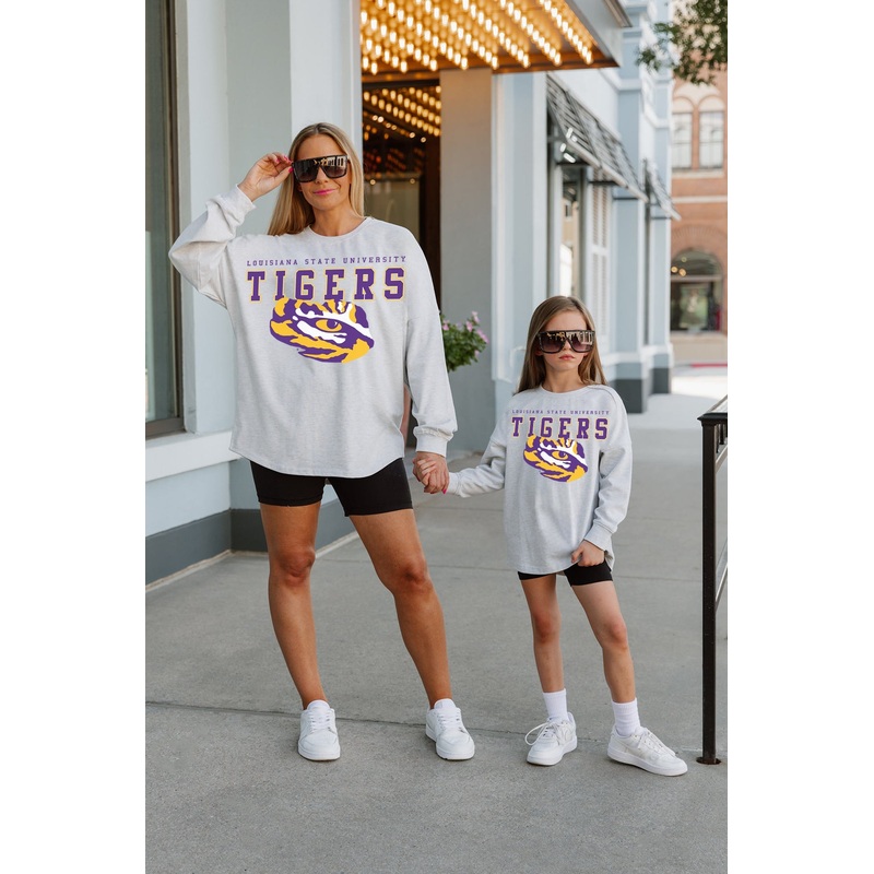 LSU TIGERS Big Goals Kid’s Long-Sleeve Tee