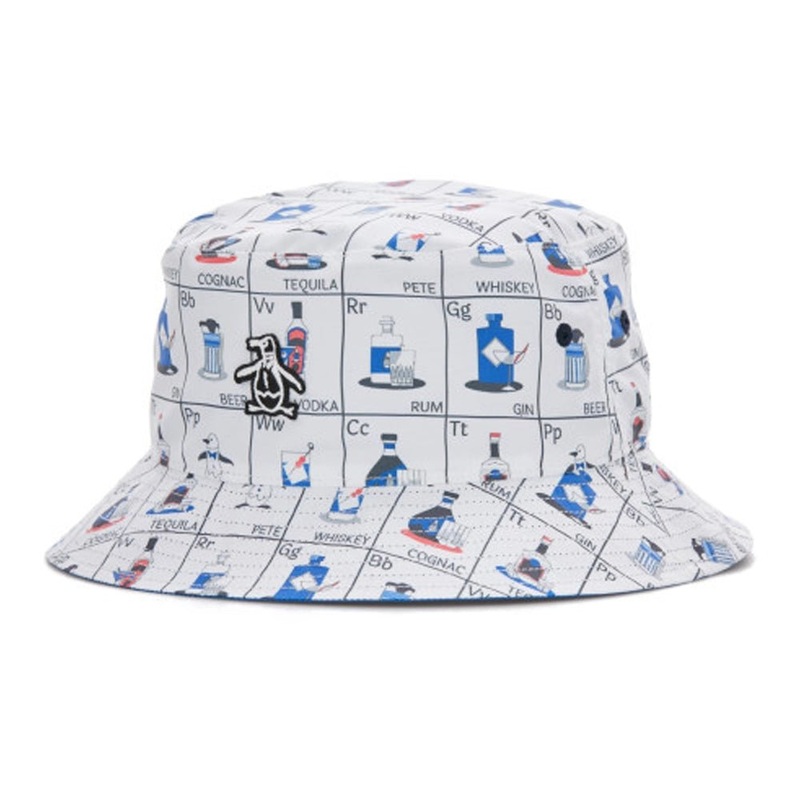 Original Penguin Pete’s Flash Cards Reversible Golf Bucket Hat
