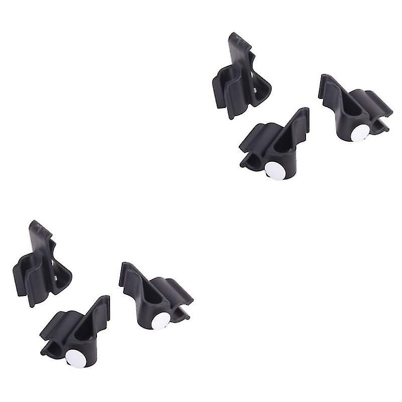 6 Pcs Bag Clip On Putter Holder Organizer Club Clip Ball Marker (black)