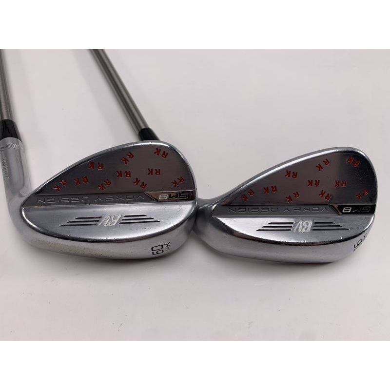 Titleist Vokey SM8 Tour Chrome Wedge Set 56* 8 | 60* 14 SteelFiber i95 Mens RH
