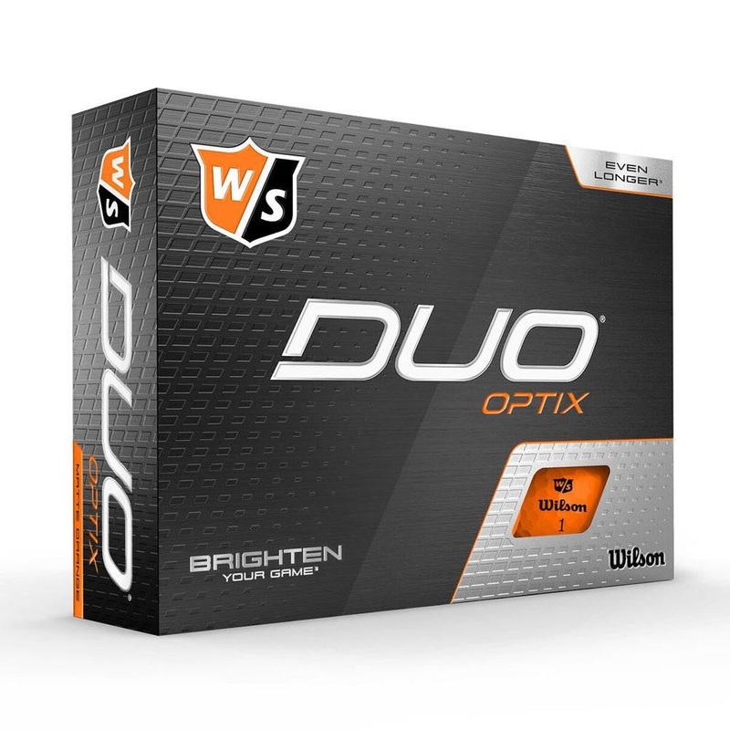 Wilson DUO Optix Golf Balls – Orange