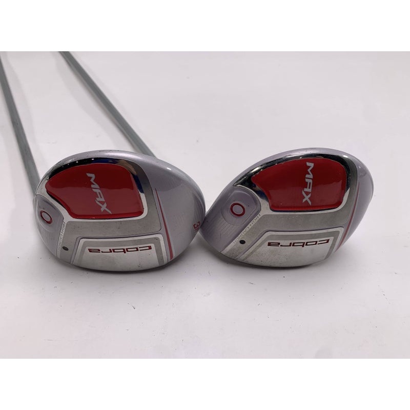 Cobra MAX 3 & 5 Fairway Wood Set 19* 23* Ozik Matrix White Tie X4 50g Ladies RH