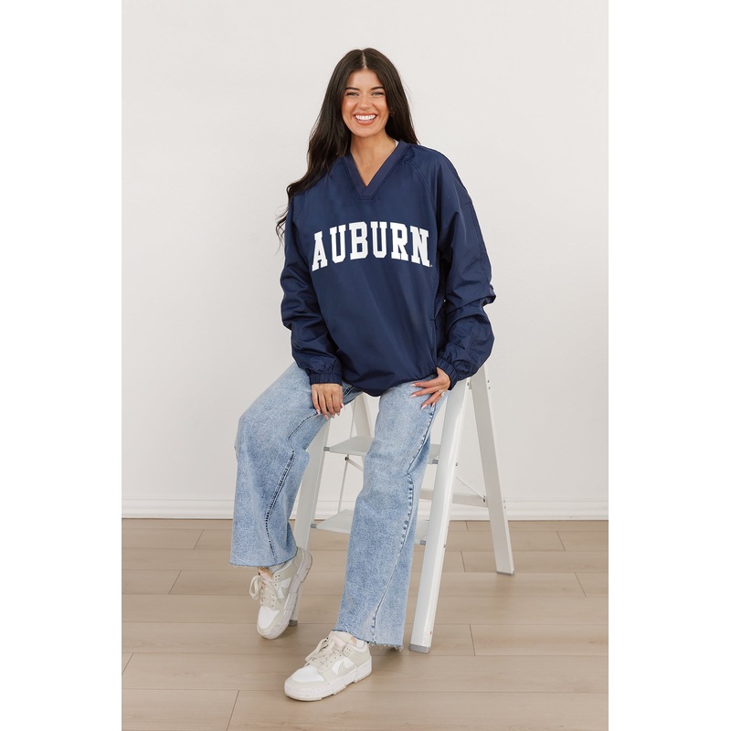 AUBURN TIGERS Victory Bound V-Neck Wind Shirt By Madi Prewett Troutt