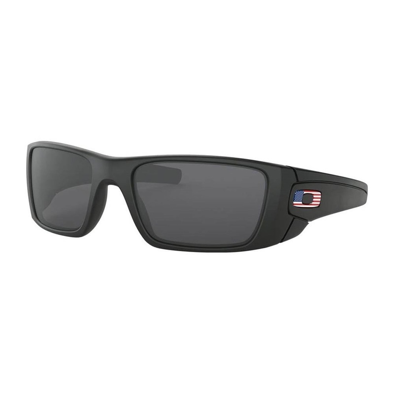 Oakley Fuel Cell Flag Collection Sunglasses – Matte Black/Grey – US Flag