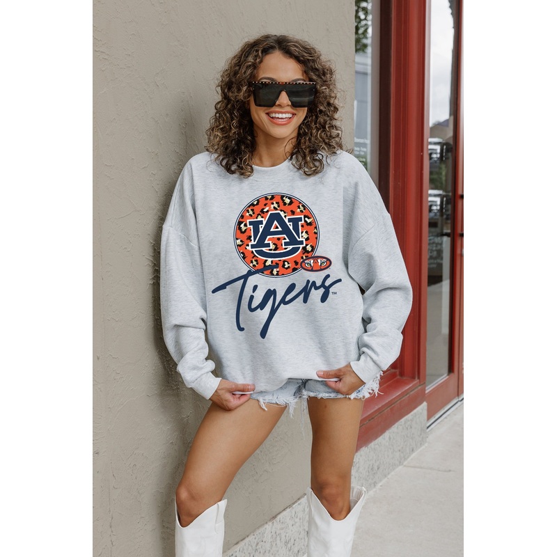 AUBURN TIGERS Going Wild Fleece Drop-Shoulder Pullover
